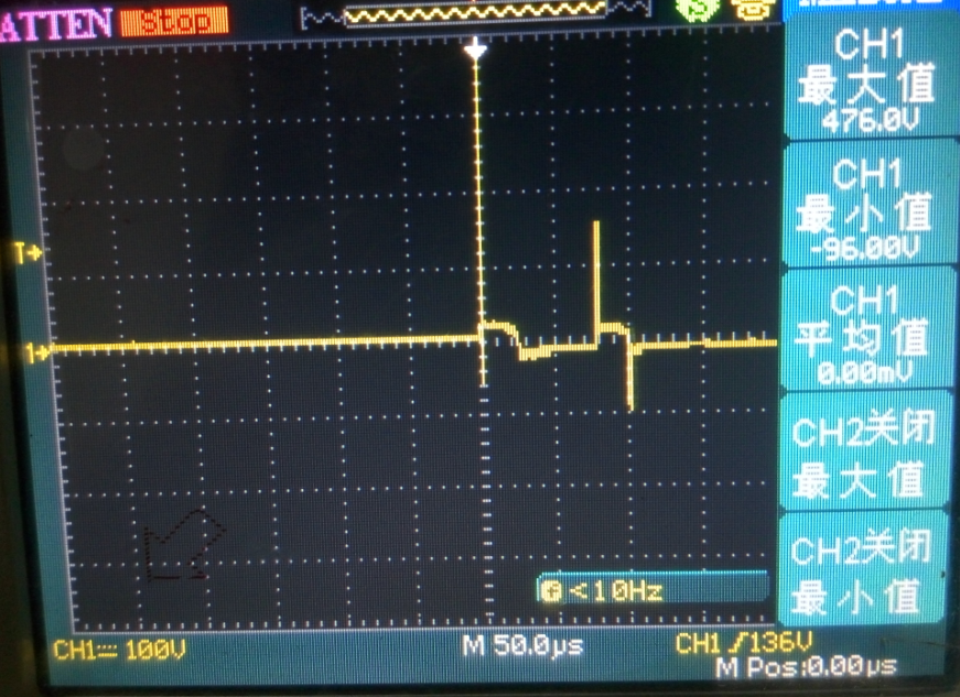 氣體放電管1812-091的殘壓